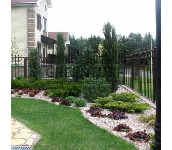 Цветники для участка, рокарии, декоративная отсыпка - фото - 1