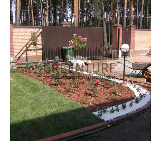 Цветники для участка, рокарии, декоративная отсыпка - фото - 4