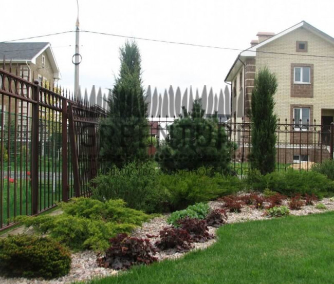 Цветники для участка, рокарии, декоративная отсыпка - фото - 2