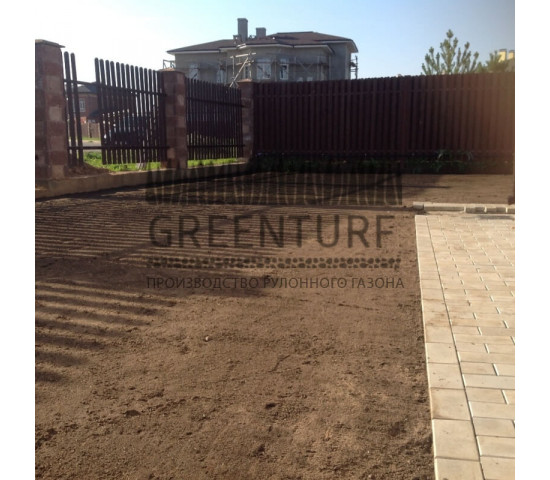 Укладка рулонного газона, КП «Мартемьяново» - фото - 6