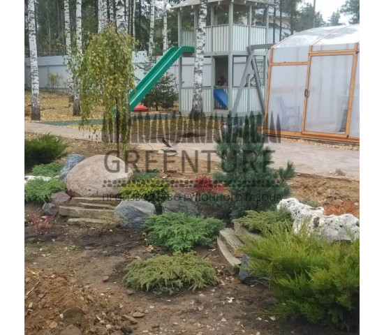 Озеленение и благоустройство территории - фото - 3