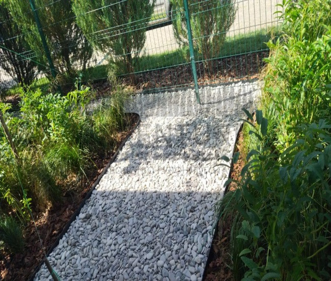 Устройство пошаговой дорожки, КП Изумрудный - фото - 13